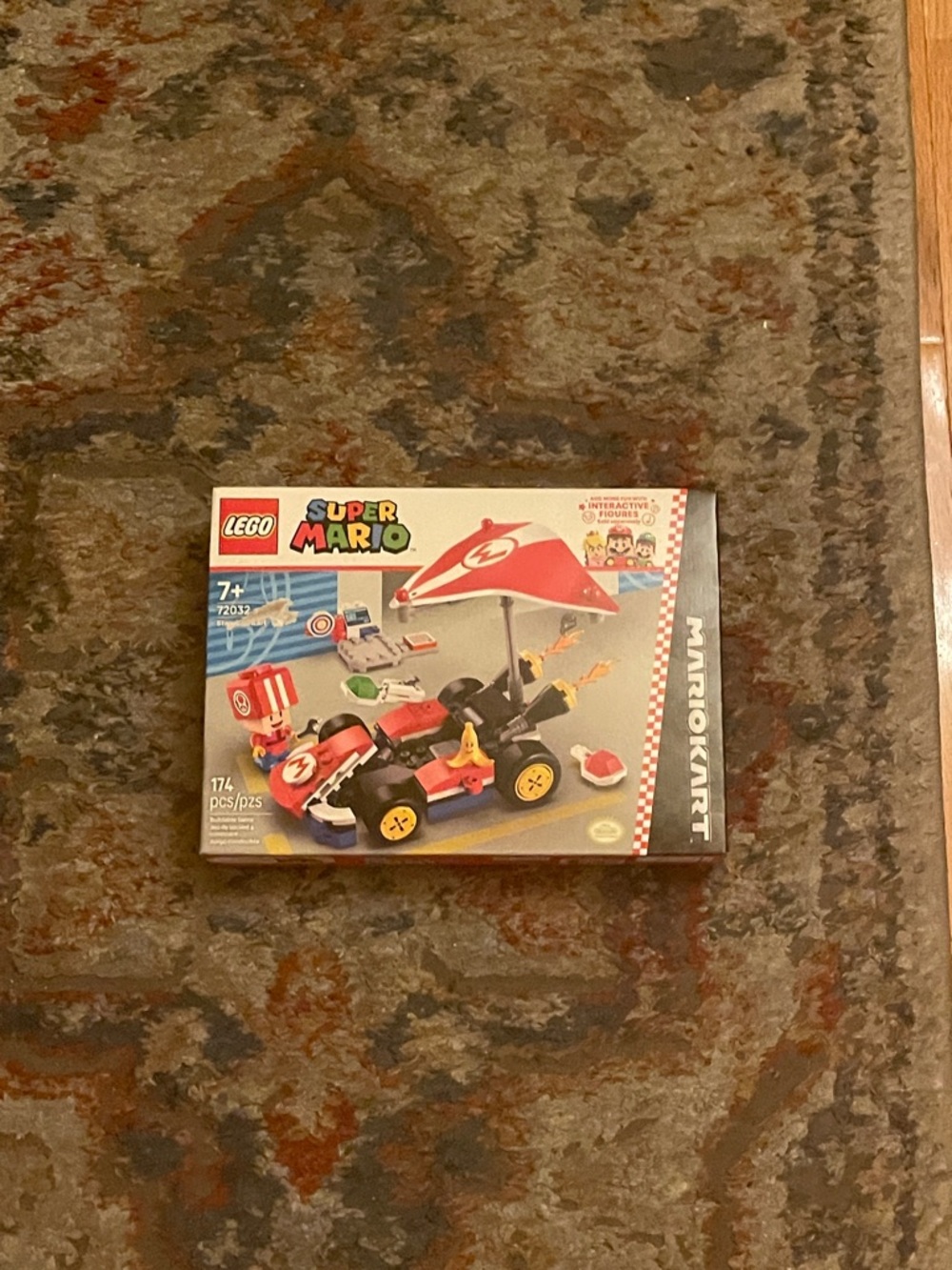 Lego Super Mario Red and Black Mario Kart Set